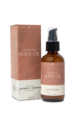 Lavender + Geranium Olive Oil Body Oil